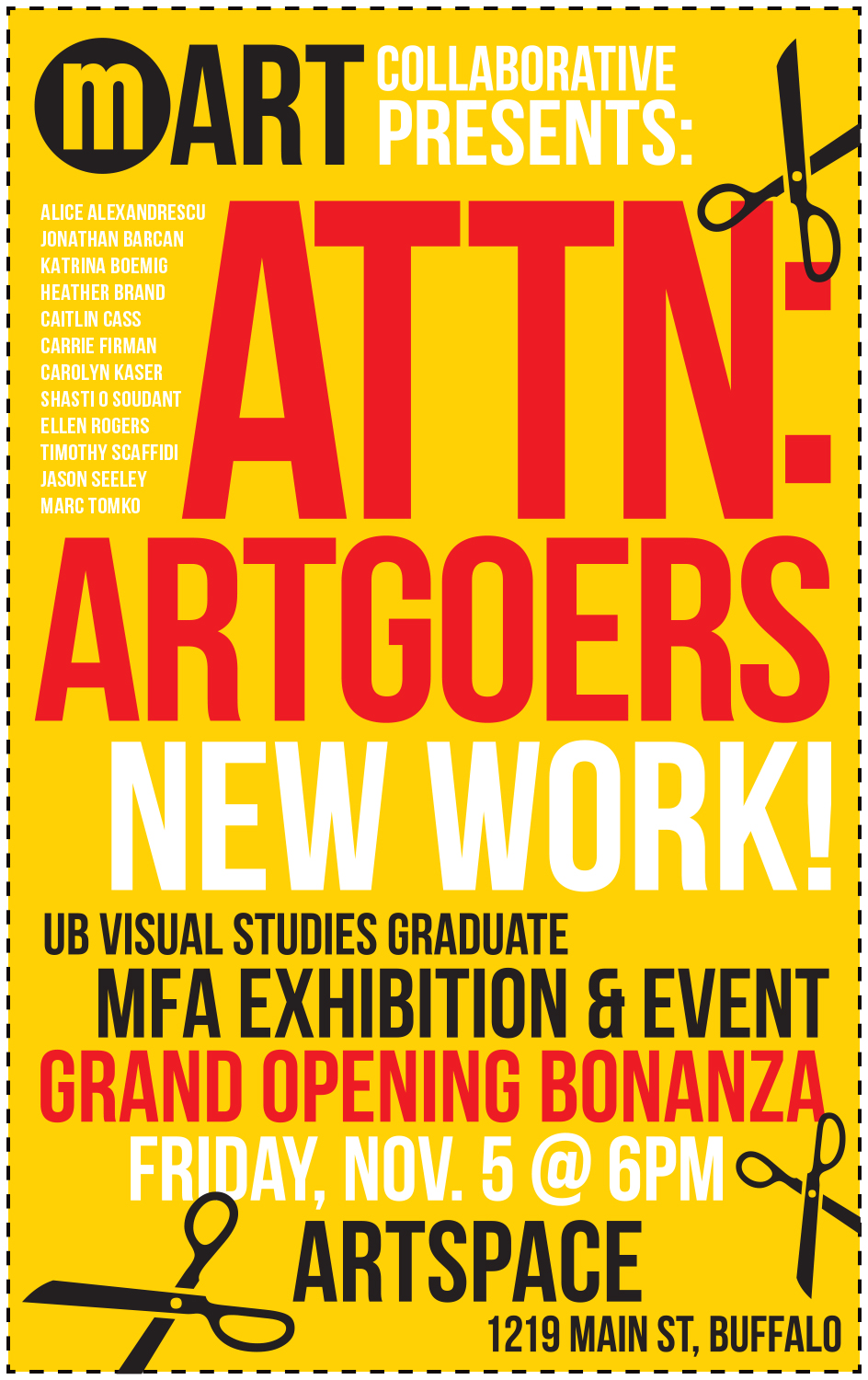 mART Exhibition Flyer