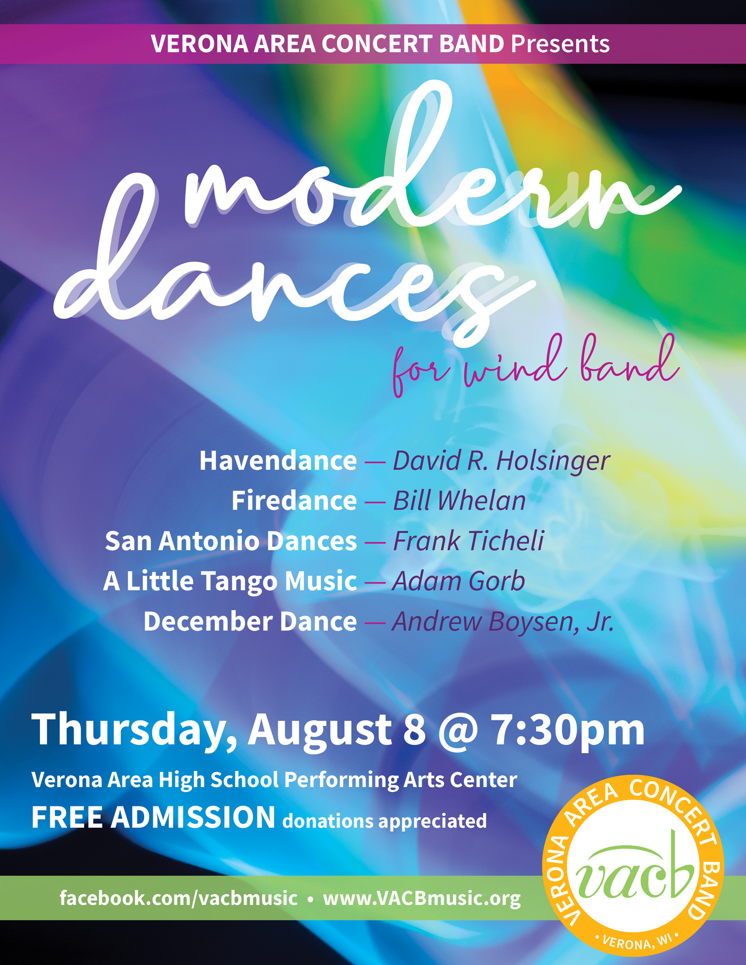 VACB Modern Dances Poster