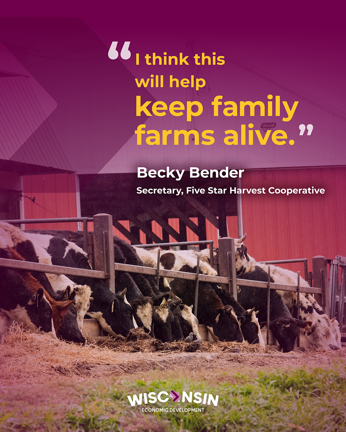 WEDC social media quote graphic